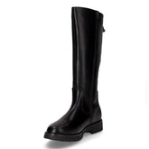 Stivale con doppia zip in ecopelle nero | Boscaini Scarpe