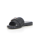 Ciabatta con fibbia black | Boscaini Scarpe