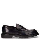 Mocassino in pelle blu | Boscaini Scarpe