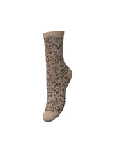 Calzini animalier in tessuto taupe | Boscaini Scarpe