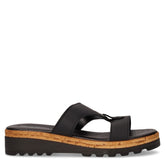 Ciabatta con zeppa nero | Boscaini Scarpe