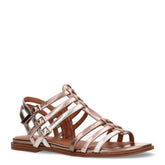 Sandalo alla schiava con zip bronce comb | Boscaini Scarpe