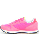 Girl's Ally Solid Nylon sneaker ragazza fuxia fluo - Sneakers Bambina | Boscaini Scarpe