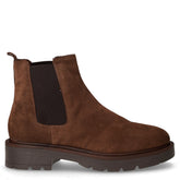 Stivaletto in pelle scamosciata marrone | Boscaini Scarpe