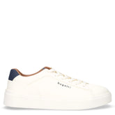 Sneaker in ecopelle bianco blu | Boscaini Scarpe
