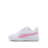 Courtflex v3 sneaker bambina white pink lilac | Boscaini Scarpe