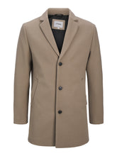 Cappotto classico in tessuto beige | Boscaini Scarpe