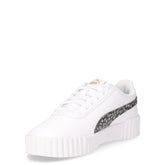 Carina 3.0 Animal sneaker ragazza in ecopelle bianco nero | Boscaini Scarpe