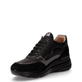 Sneaker in pelle ed ecopelle nero piombo | Boscaini Scarpe