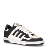 Rapid Court Low sneaker in pelle ed ecopelle nero bianco | Boscaini Scarpe