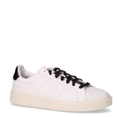 STREETTALK SC sneaker in pelle e ecopelle bianco nero | Boscaini Scarpe