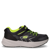 Microspec Tread sneaker in tessuto ed ecopelle bambino grigio nero lime | Boscaini Scarpe
