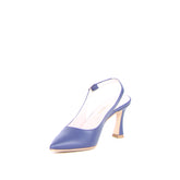 Décolleté a punta slingback blu | Boscaini Scarpe