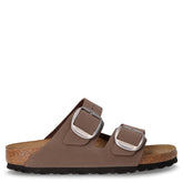 Arizona Big Buckle ciabatta in pelle mocca | Boscaini Scarpe