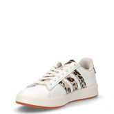 Grand Court 3.0 sneaker in ecopelle con dettagli leopardati e tessuto bianco beige | Boscaini Scarpe