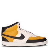 Court Vision Mid sneaker in pelle giallo nero bianco | Boscaini Scarpe