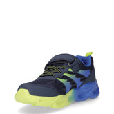Sneaker in tessuto con luci bambino blu | Boscaini Scarpe