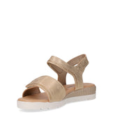 Sandalo in ecopelle platino | Boscaini Scarpe