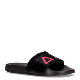 Slippers Beach Sequin ciabatta di gomma nero fuxia - SUN68 | Boscaini Scarpe