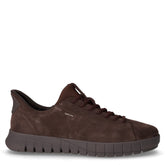 Flextride Plus sneaker in pelle scamosciata cioccolato | Boscaini Scarpe