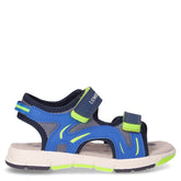 Tobler sandalo in tessuto ed ecopelle bambino blu royal | Boscaini Scarpe