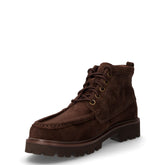 Cleyhill Hi polacchino sportivo in pelle scamosciata marrone | Boscaini Scarpe