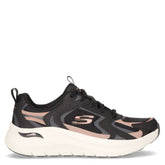 Arch fit 2.0 vintage luxe sneaker in tessuto nero ororosa | Boscaini Scarpe