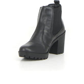 Tronchetto tacco largo nero | Boscaini Scarpe