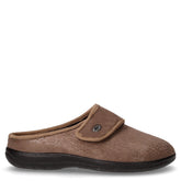 Ciabatta in tessuto con strappo tortora | Boscaini Scarpe