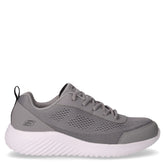 Bounder quanta pacer sneaker in ecopelle e tessuto ragazzo grigio | Boscaini Scarpe