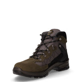 Scarpa da trekking in pelle e tessuto oliva scuro | Boscaini Scarpe