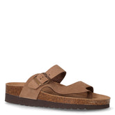 Hola ciabatta infradito in pelle taupe | Boscaini Scarpe