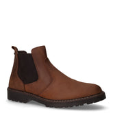 Stivaletto in pelle impermeabile marrone | Boscaini Scarpe