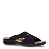 Ciabatta in tessuto nero - VALLEVERDE | Boscaini Scarpe