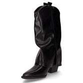 Camperos in ecopelle con tacco nero | Boscaini Scarpe