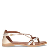 Sandalo infradito gold silver | Boscaini Scarpe