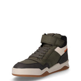 Perth Boy sneaker in ecopelle bambino militare arancione | Boscaini Scarpe
