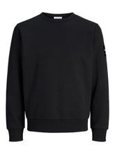 Felpa senza cappuccio in cotone nero - Felpe | Boscaini Scarpe