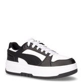 Rebound femme jr sneaker con platform da ragazza in ecopelle bianco nero - Scarpe Bambina | Boscaini Scarpe