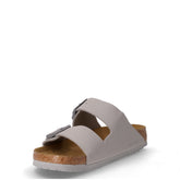 Arizona ciabatta in pelle grigio | Boscaini Scarpe