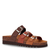 Hola ciabatta in pelle marrone | Boscaini Scarpe