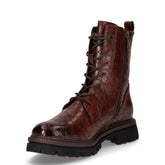 Anfibio in ecopelle con zip caffè | Boscaini Scarpe