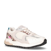 Sneaker in tessuto ed ecopelle animalier grigio | Boscaini Scarpe