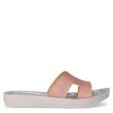 Ciabatta in ecopelle e gomma rosa | Boscaini Scarpe