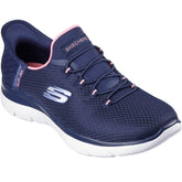 Summits Diamond Dream sneaker slip on navy pink - Mid Season Sale Sneakers Donna | Boscaini Scarpe