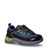 Kids rigel 2.0 low wp scarpa da trail running in tessuto e pelle scamosciata bambino blu e nero | Boscaini Scarpe