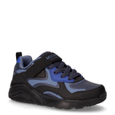 Uno Lite Chroma Cruiser sneaker in ecopelle bambino nero blu | Boscaini Scarpe
