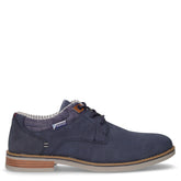 Stringata casual in ecopelle navy | Boscaini Scarpe
