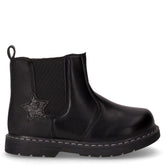 Stivaletto in ecopelle con zip bambina nero | Boscaini Scarpe