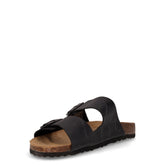 Ciabatta in pelle nero | Boscaini Scarpe